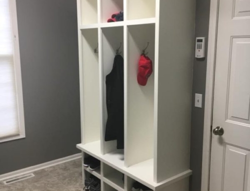 Laundry Room Cubby Lockers with Shoe Shelf